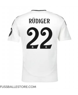 Günstige Real Madrid Antonio Rudiger #22 Heimtrikot 2024-25 Kurzarm